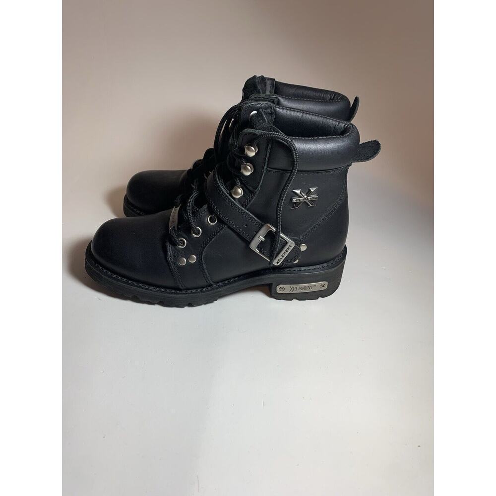 Combat Black Woman Boots Xelements